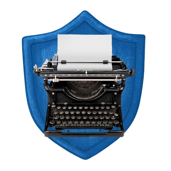 Shield protecting editorial content, representing data sovereignty and preservation of journalistic integrity